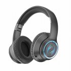 Noise Canceling Headset HIFI Sound Headphones Wireless Folding Scalable Gaming Headphones For Office Trucker black