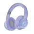 Noise Canceling Headset HIFI Sound Headphones Wireless Folding Scalable Gaming Headphones For Office Trucker pink