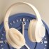 Noise Canceling Headset HIFI Sound Headphones Wireless Folding Scalable Gaming Headphones For Office Trucker blue