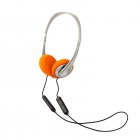 Noise Canceling Headset With Built-in Microphone Stereo HiFi Headphones Wireless Headset For Cell Phone Gaming Computer Laptop Sport orange