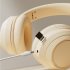 Noise Canceling Headset Stereo Sound Headphones Wireless Folding Gaming Headphones With Built in Microphone SD Card Slot For Office Trucker yellow