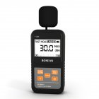 Noise Meter Digital Sound Level 30-130db Decibel Detector Audio Tester Black