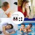 Noise Reduction Earplugs Water proof Reusable Soft Silicone Ear Plugs With Storage Box For Showering Swimming Surfing Sleeping Learning Green and white