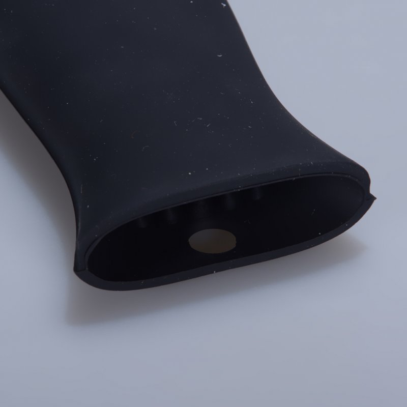 Non-Slip Silicone Hot Handle Holder Potholder Cast Iron Skillet Grip Sleeve Cover Black