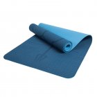 Non-Slip Yoga Mat With Alignment Marks Width 80cm TPE Exercise Fitness Mat For Home Workout Outdoors Travel