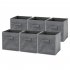 Non Woven Storage Box Folding Organizer with Handle for Home Cabinet
