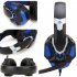 Non lighting Gaming Headset Internet Cafe Headphone for PS4 Gaming Computer Switch Black blue PC
