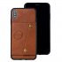 Non slim Shockproof  Ultra Slim  Suit for Iphone XS MAX  Card Holder Bracket  6 5 inch  PU shell 