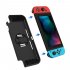 Non slip Bracket Protection Case Double Card Slot Design for Switch Protective Cover black