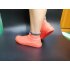 Non slip Silicone Overshoes Reusable Waterproof Rainproof Shoes Covers Red M