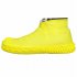 Non slip Silicone Overshoes Reusable Waterproof Rainproof Shoes Covers Yellow L