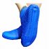 Non slip Silicone Overshoes Reusable Waterproof Rainproof Shoes Covers Black S