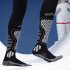 Non slip Warm Socks DWZ04 Breathable Wicking ATV Off road MTB Motocross Socks For Outdoor Skiing Running Sports Stockings  Wool Style  Rose Red 35 39