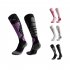 Non slip Warm Socks DWZ04 Breathable Wicking ATV Off road MTB Motocross Socks For Outdoor Skiing Running Sports Stockings  Wool Style  Rose Red 35 39