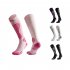 Non slip Warm Socks DWZ04 Breathable Wicking ATV Off road MTB Motocross Socks For Outdoor Skiing Running Sports Stockings  Wool Style  Rose Red 35 39