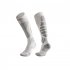 Non slip Warm Socks DWZ04 Breathable Wicking ATV Off road MTB Motocross Socks For Outdoor Skiing Running Sports Stockings  Wool Style  White Gray 40 44