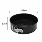 Non-stick Carbon Steel Pan Pumpkin Bakeware Cake Baking Molds Kitchen Accessories 7 inch round (boxed)