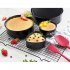 Non stick Carbon Steel Pan Pumpkin Bakeware Cake Baking Molds Kitchen Accessories 4 inch heart shaped  boxed 