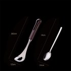 Non stick Meatball  Maker Stainless Steel Meat Ball Mold Spoon Kitchen Tools Wood grain handle  with spoon 