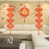 Non woven Hanging Pendant Chinese knot couplet blessing New Year Decor a10