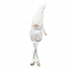 Nordic Old Man Faceless  Doll With White Long Legs For Home Christmas Decorations 64 long-legged sitting nordic elderly beard