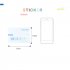 Novelty Gradient Sticky Notes Planner DIY Stickers Page Index Office School Supplies 8WR2