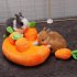 Novelty Snuffle Mat Rabbit Foraging Toys Small Animals Interactive Enrichment Toys For Ferret Chinchilla Guinea Pig Hamster Bunny Supplies small carrot