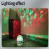 Novelty USB Charging RGB Projector  Lamp Automatically Rotating Led Night Light For Home Children Bedroom Decoration Magic Lights White crystal