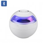 Now you can listen to your favorite tunes and enjoy a mini LED light show with the portable Bluetooth speaker    Snowball   