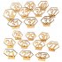 Number 21 40 Elegant Wooden Hollow out Hexagon Table Cards Reception Seat Card for Party Event Organizing Decorating 20PCS Set