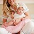 Nursing Pillow Cover Breastfeeding Pillow Slipcover Fits u type Nursing Pillow for Baby Boy Girl gray