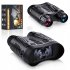 Nv2180 4k Night Vision Binocular Camera Equipment Infrared Digital Camping Telescope 8x Zoom Outdoor Goggles Black