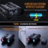 Nv2180 4k Night Vision Binocular Camera Equipment Infrared Digital Camping Telescope 8x Zoom Outdoor Goggles Black