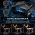 Nv4000 4k HD Night Vision Binocular 3 Inch Large Screen 5X Digital Zoom Infrared Night Vision Goggles Black