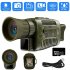 Nv650 Monocular Telescope 1080P HD Infrared Night Vision Device for Camping Star Watching Bird Wildlife Black