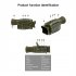 Nv650 Monocular Telescope 1080P HD Infrared Night Vision Device for Camping Star Watching Bird Wildlife Black