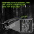 Nv650 Monocular Telescope 1080P HD Infrared Night Vision Device for Camping Star Watching Bird Wildlife Black