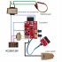 Ny d01 Spot Welders Control Board 100A 40A Digital Display Spot Welding Time Current Controller Panel Diy Parts red Single pulse board 100A