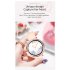 Ny13 Smart Watch Lady Heart Rate Blood Pressure Monitor Ip68 Waterproof 2 5d Lcd Screen Smartwatch Steel belt rose gold