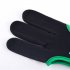 Nylon Three finger Archery  Glove Adjustable Elastic Finger Protector Guard Bow Accessories Black pink M