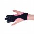 Nylon Three finger Archery  Glove Adjustable Elastic Finger Protector Guard Bow Accessories Black pink L