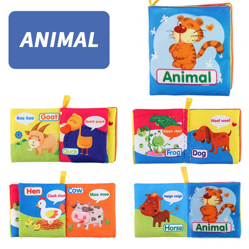 Baby Quiet Cloth Books Baby Activity Books Tummy-Time Interactive Toys Early Educational Toys Birthday Christmas Gifts For Boys Girls 