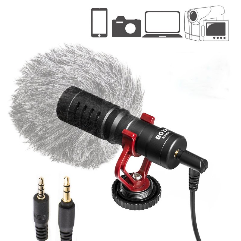 BOYA BY-MM1 Video Microphone Livestream Recording Microphone