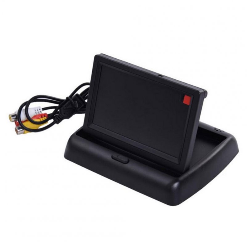 Car Video Foldable Monitor Camera Night Vision Rear View Auto Parking Assistance System With Tft Display 
