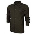 Yong Horse Men's Long Sleeve Shirt Black M