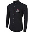 Yong Horse Men's Long Sleeve Shirt Black XL