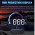 OBD HUD M13 car head up display Auto Electronics Hud windshield Projector Speed water temperature display black