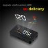 OBD II Car HUD Head Up Display Digital Speedometer Windshield Projector Speed Meter 3 5 inch High definition Display Screen Over Speeding Alarm Universal For Tr