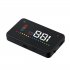 OBD II Car HUD Head Up Display Digital Speedometer Windshield Projector Speed Meter 3 5 inch High definition Display Screen Over Speeding Alarm Universal For Tr