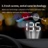 OBD II Car HUD Head Up Display Digital Windshield Projector Speed Meter Speedometer Over Speed High Water Temperature Alarm Universal For Cars  Trucks  Buses as